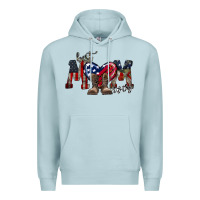 Blue Mist best mom ever Premium Hoodie - RacoonDesign