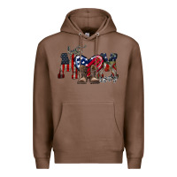 Chestnut best mom ever Premium Hoodie - RacoonDesign
