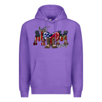 Purple best mom ever Premium Hoodie - RacoonDesign