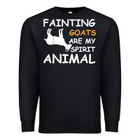 Black fainting goats are my spirit animal t shirt Premium Sweatshirt - linhVisuals