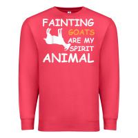 Cardinal fainting goats are my spirit animal t shirt Premium Sweatshirt - linhVisuals