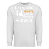 Oatmeal Heather fainting goats are my spirit animal t shirt Premium Sweatshirt - linhVisuals