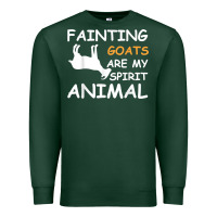 Sports Green fainting goats are my spirit animal t shirt Premium Sweatshirt - linhVisuals
