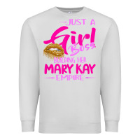 Dove Grey just a girl boss building her mary kay empire gift for women t shirt Premium Sweatshirt - linhVisuals