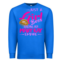 True Royal just a girl boss building her mary kay empire gift for women t shirt Premium Sweatshirt - linhVisuals