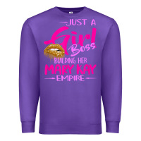 Purple just a girl boss building her mary kay empire gift for women t shirt Premium Sweatshirt - linhVisuals