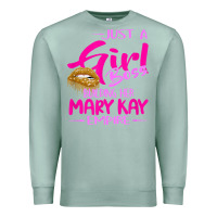Seafoam just a girl boss building her mary kay empire gift for women t shirt Premium Sweatshirt - linhVisuals