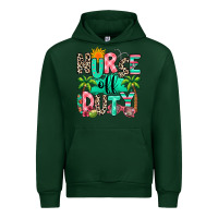 Forest Green nurse off duty summer break Urban Hoodie - RanaPortraitStore