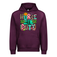 Mauve Wine nurse off duty summer break Urban Hoodie - RanaPortraitStore