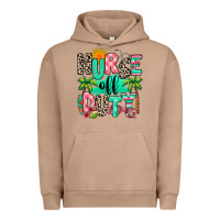 Pigment Burro nurse off duty summer break Urban Hoodie - RanaPortraitStore