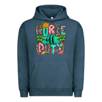 Pigment Midnight Navy nurse off duty summer break Urban Hoodie - RanaPortraitStore