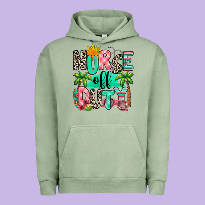 Nurse Off Duty Summer Break Urban Hoodie Designed By Ranaportraitstore