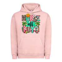 Pigment Salmon nurse off duty summer break Urban Hoodie - RanaPortraitStore