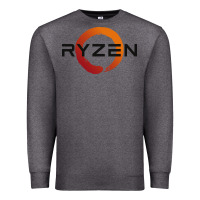 Charcoal Heather ryzen free world Premium Sweatshirt - linhVisuals