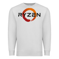 Dove Grey ryzen free world Premium Sweatshirt - linhVisuals
