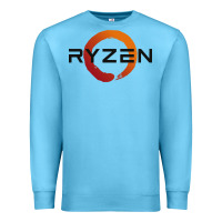 Ocean Blue ryzen free world Premium Sweatshirt - linhVisuals
