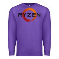 Purple ryzen free world Premium Sweatshirt - linhVisuals
