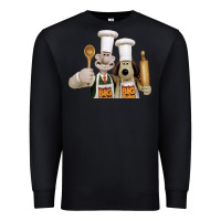 Black Wallace Gourmeat Premium Sweatshirt - linhVisuals