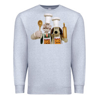Heather Grey Wallace Gourmeat Premium Sweatshirt - linhVisuals