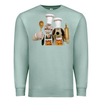 Seafoam Wallace Gourmeat Premium Sweatshirt - linhVisuals