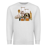 Oatmeal Heather Wallace Gourmeat Premium Sweatshirt - linhVisuals
