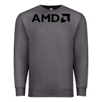 Charcoal Heather ryzen amd wine Premium Sweatshirt - linhVisuals