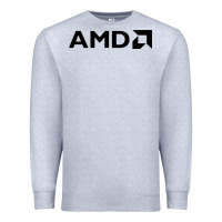 Heather Grey ryzen amd wine Premium Sweatshirt - linhVisuals