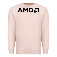 Pale Pink ryzen amd wine Premium Sweatshirt - linhVisuals