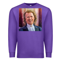 Purple andre rieu violinist smile Premium Sweatshirt - linhVisuals