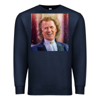 Navy andre rieu violinist smile Premium Sweatshirt - linhVisuals