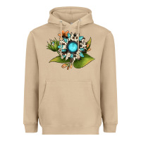 Mushroom gemstone sunflower Heavyweight Hoodie - JahusDesignShop