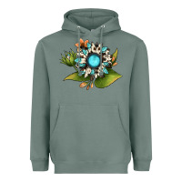 Sage gemstone sunflower Heavyweight Hoodie - JahusDesignShop