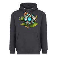 Smoke gemstone sunflower Heavyweight Hoodie - JahusDesignShop