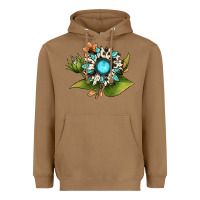 Toasted Coconut gemstone sunflower Heavyweight Hoodie - JahusDesignShop