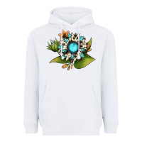 White gemstone sunflower Heavyweight Hoodie - JahusDesignShop