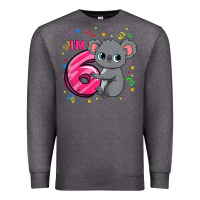 Kids 6th Birthday Shirt For Girls Koala Bear 6 Years Old T Shirt Premium Sweatshirt | Teevron