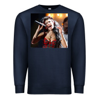 Navy amy winehouse's hologram will tour Premium Sweatshirt - linhVisuals