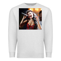 Oatmeal Heather amy winehouse's hologram will tour Premium Sweatshirt - linhVisuals