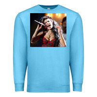Ocean Blue amy winehouse's hologram will tour Premium Sweatshirt - linhVisuals