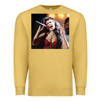 Antique Gold amy winehouse's hologram will tour Premium Sweatshirt - linhVisuals