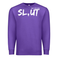 Purple salt lake utah slut Premium Sweatshirt - linhVisuals