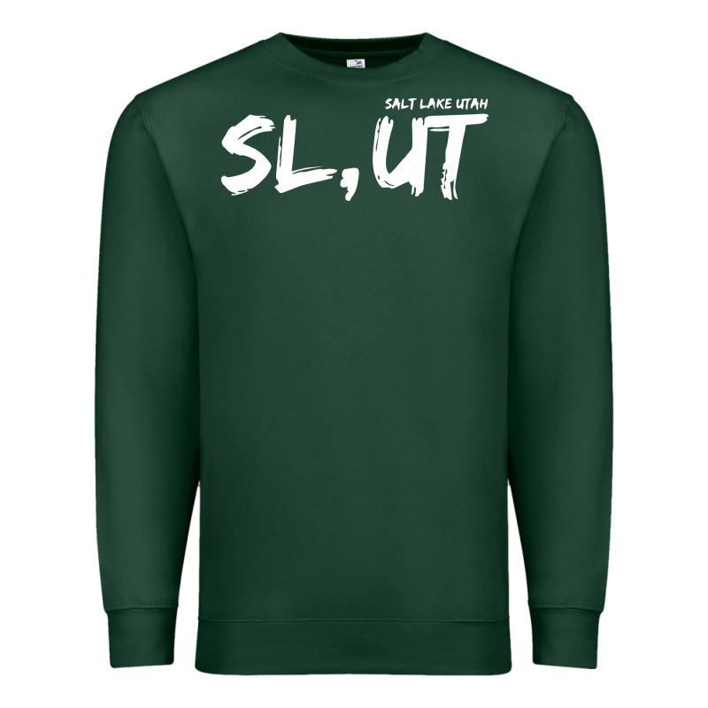 Salt Lake Utah Slut Premium Sweatshirt by linhVisuals | Teevron