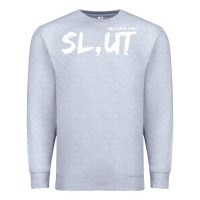 Heather Grey salt lake utah slut Premium Sweatshirt - linhVisuals