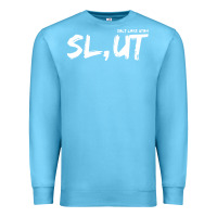 Ocean Blue salt lake utah slut Premium Sweatshirt - linhVisuals