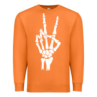 Carrot skeleton peace Premium Sweatshirt - linhVisuals