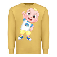 Antique Gold jj cocomelon babyshark Premium Sweatshirt - linhVisuals