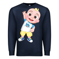 Navy jj cocomelon babyshark Premium Sweatshirt - linhVisuals