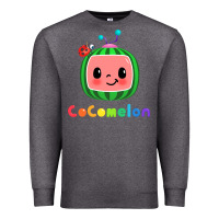 Charcoal Heather cocomelon Premium Sweatshirt - linhVisuals