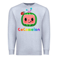 Heather Grey cocomelon Premium Sweatshirt - linhVisuals