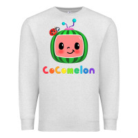 Oatmeal Heather cocomelon Premium Sweatshirt - linhVisuals